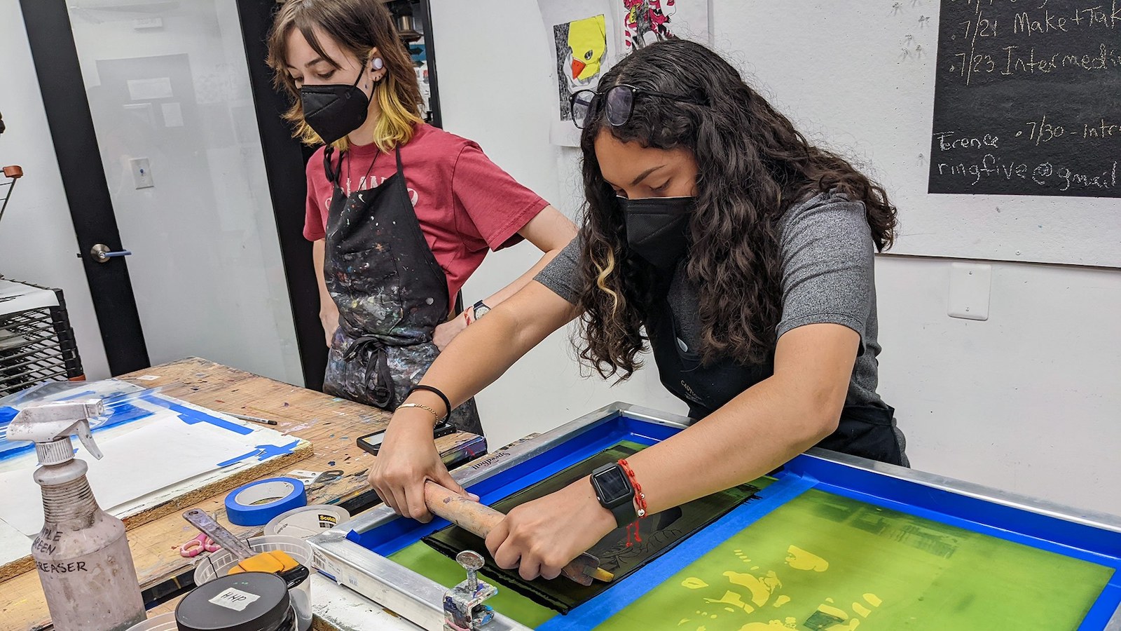 Printmaking at Pyramid Arts