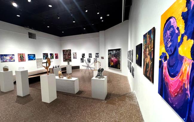 artwork in the Herman Maril Gallery